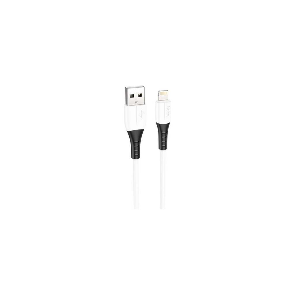 Usb кабель Hoco x82 lightning 8-pin, 2.4а, 1м, силикон (белый) 0L-00055148