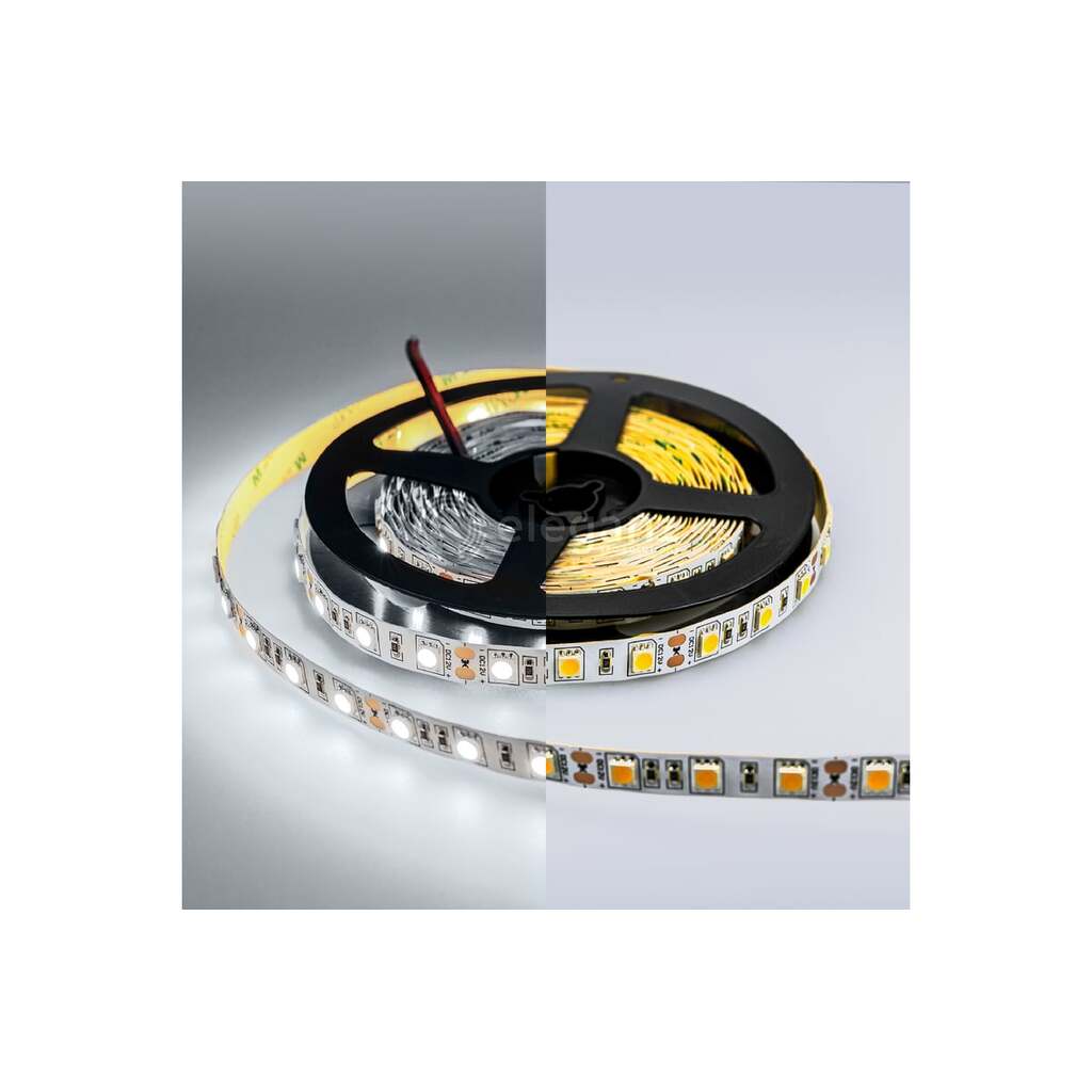 Светодиодная лента Eleganz LUX 5050 60 LED 14.4W/M 12V холодная 6000К IP20 EL-LS-14W