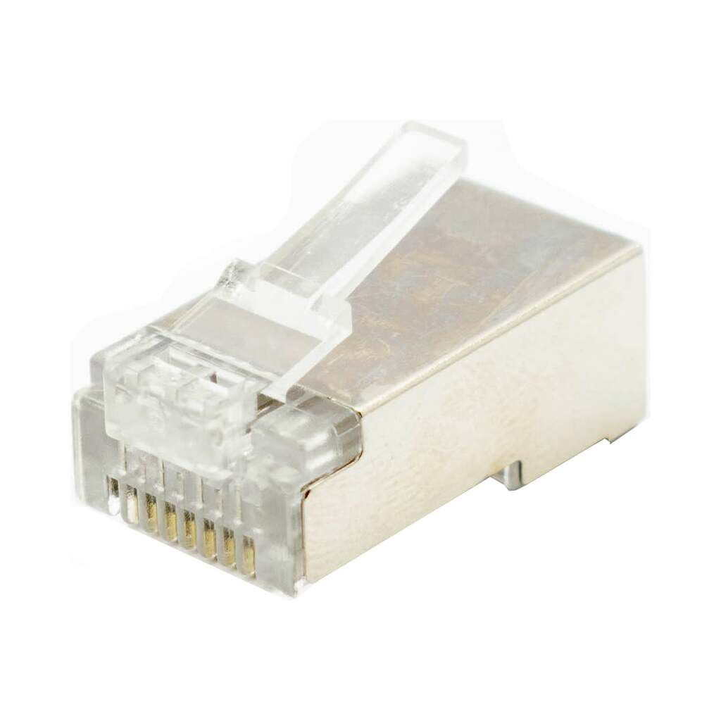 Компьютерный коннектор OXION RJ-45 (8P8C) FTP Cat. 6, 2 шт., блистер, арт. OX-RJ-45CAT6SHLDx2