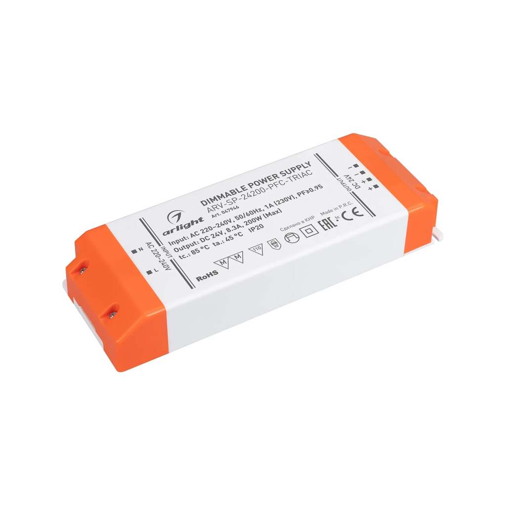 Блок питания Arlight ARV-SP-24200-PFC-TRIAC 1шт 047946