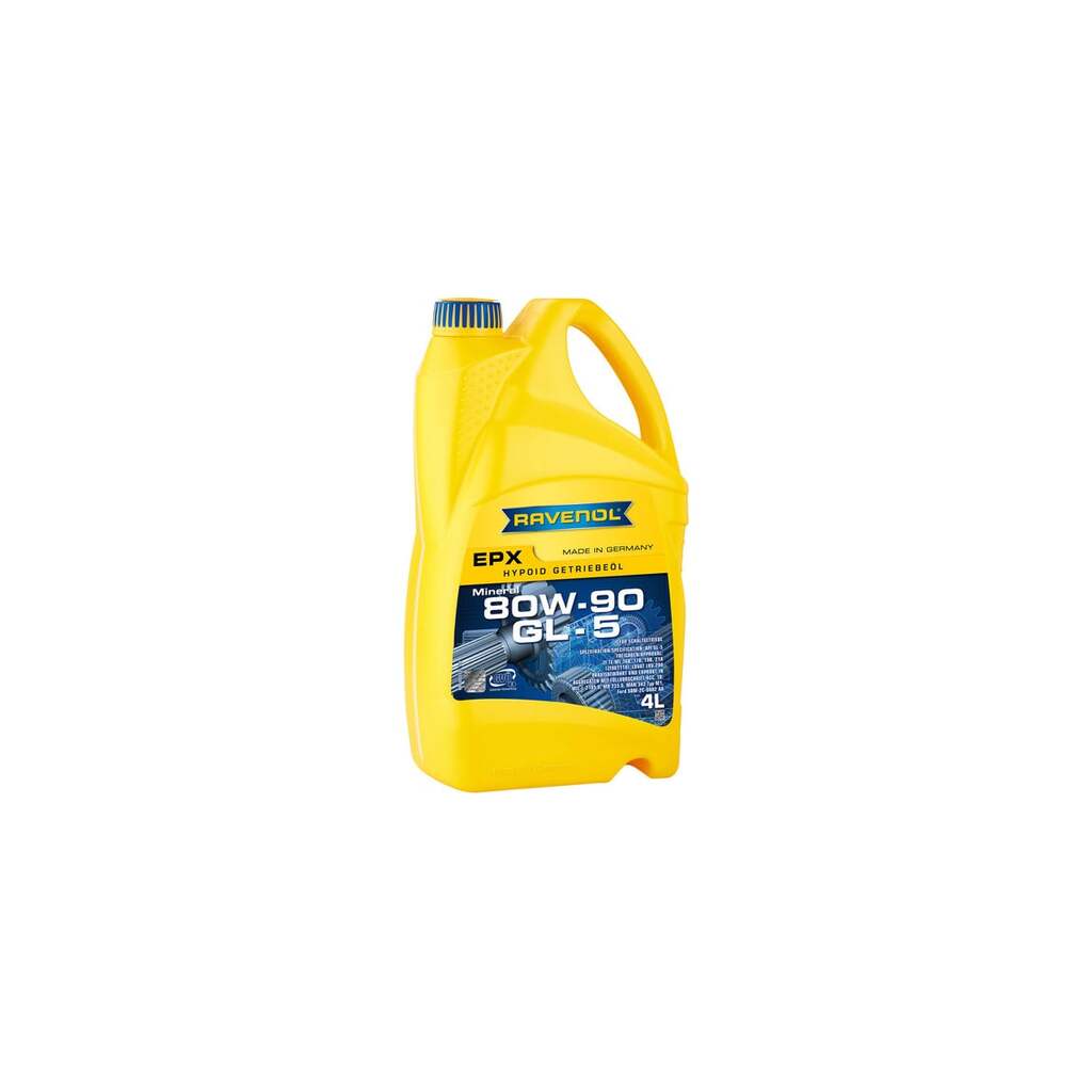 Трансмиссионное масло RAVENOL Getriebeoel EPX SAE 80W-90, GL-5, 4 л 1223205-004-01-999