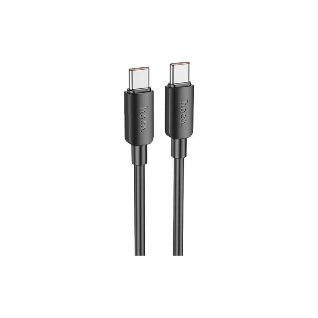 Usb-c кабель Hoco x96 hyper type-c, 5а, pd100w, 1м, pvc (черный) 0L-00058900