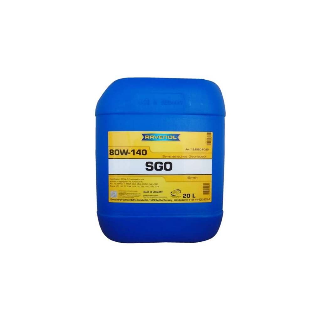 Масло трансмиссионное Getriebeoel SGO (20 л; 80W-140) RAVENOL 1222201-020-01-999