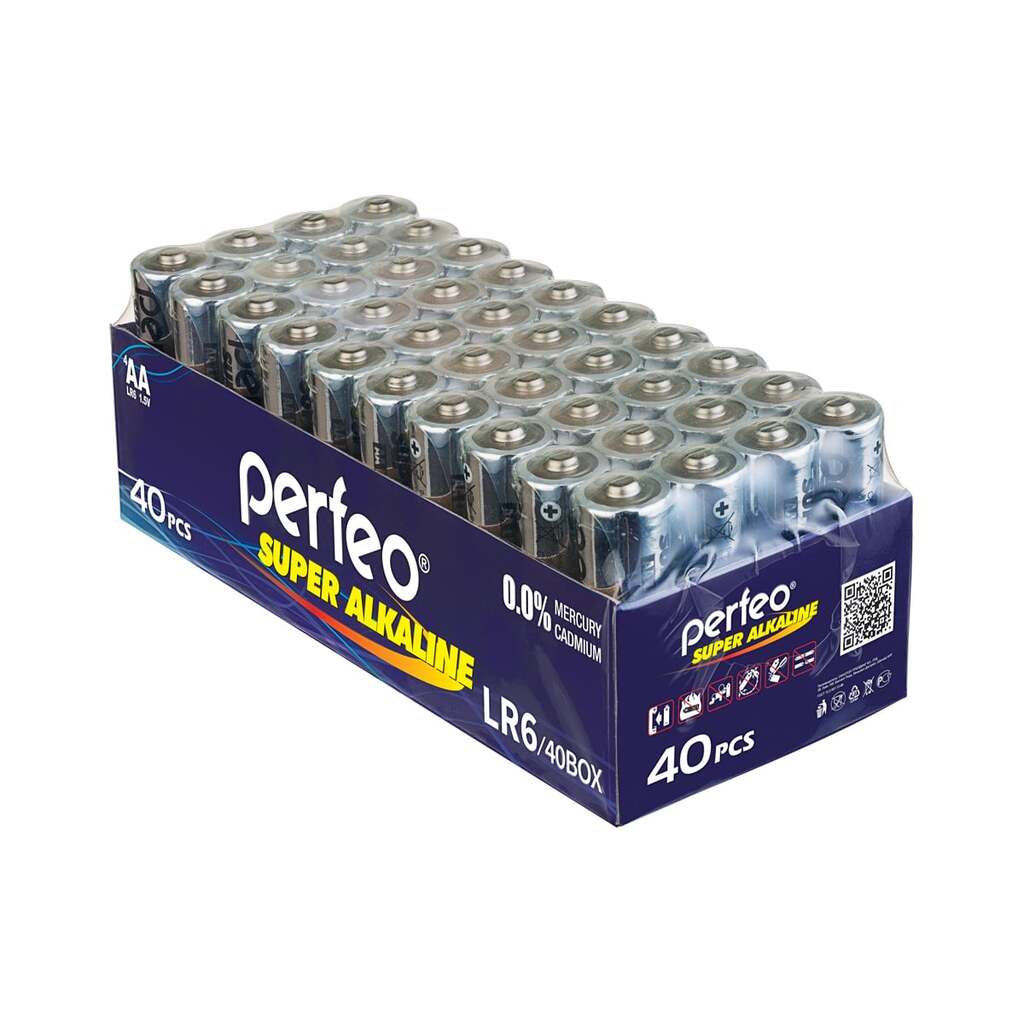 Батарейки Perfeo LR6/40BOX Super Alkaline 30014700