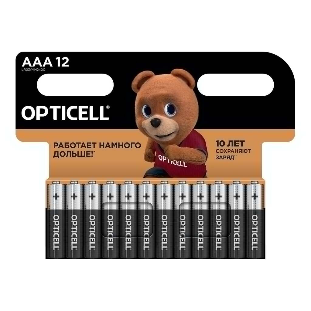 Батарейки Opticell AAA 12шт 5051011