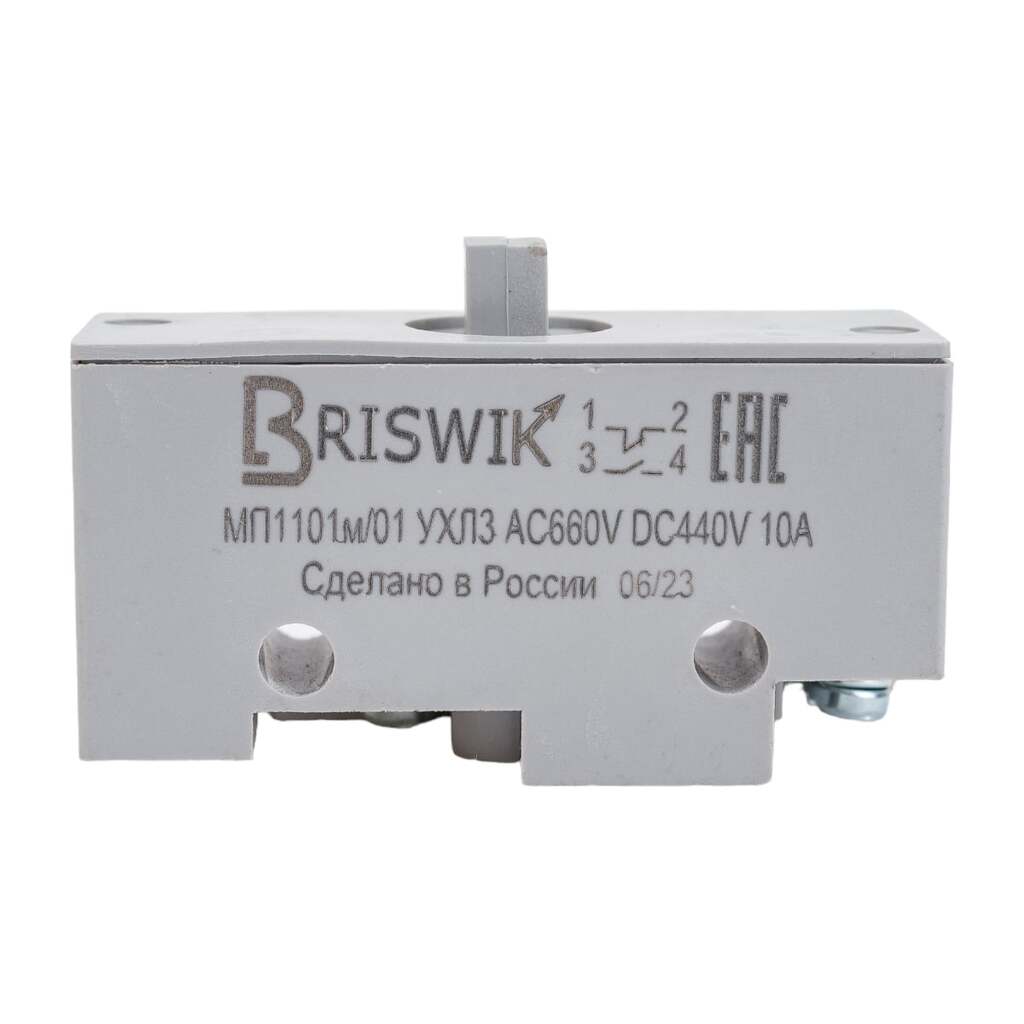 Микропереключатель Briswik МП-1101м/01 толкатель-винт-базовый mp110101.BR