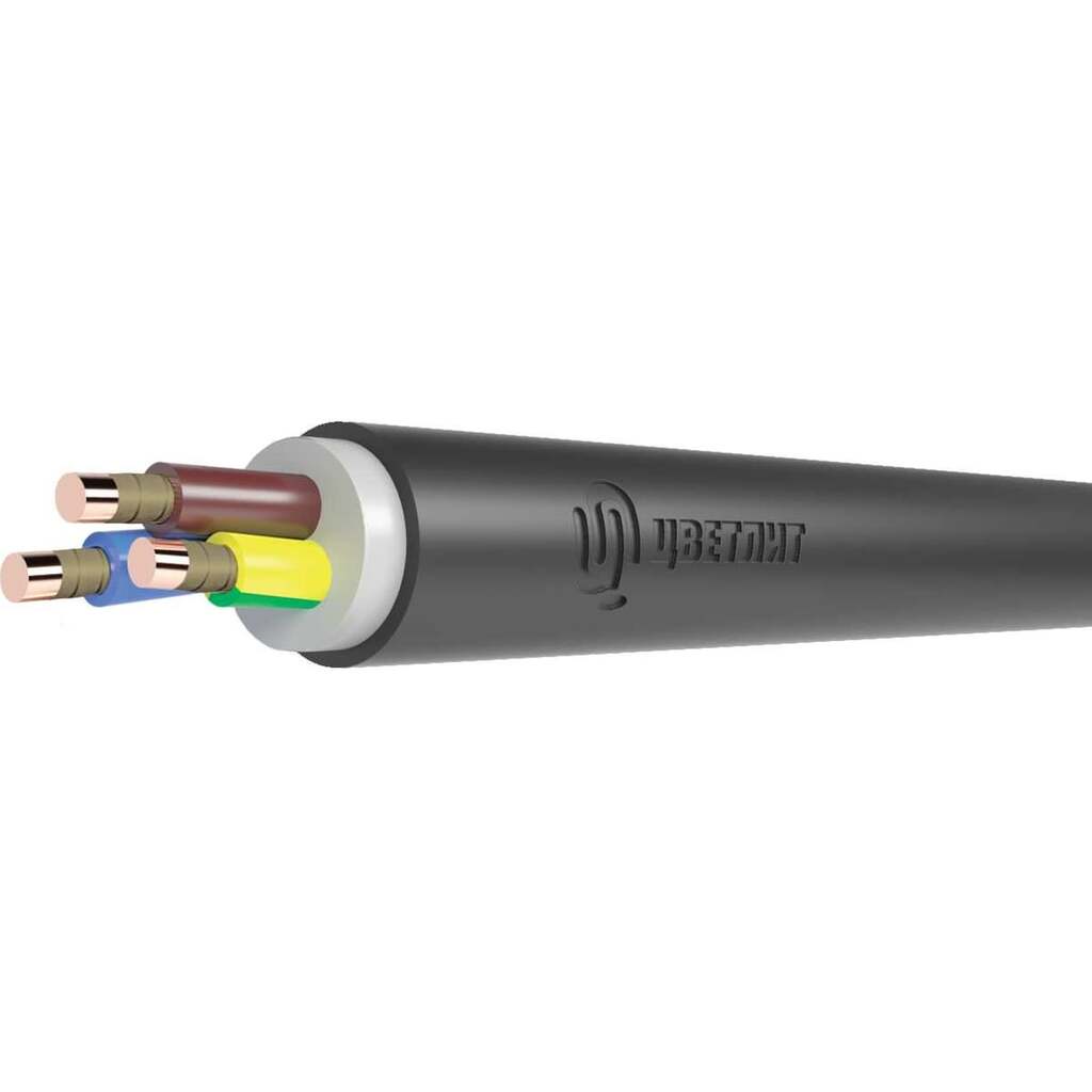 Огнестойкий кабель Цветлит ППГнг(A)-FRHF 3x1,5ок(N,PE)-0,66 бухта 100м 00-00141095
