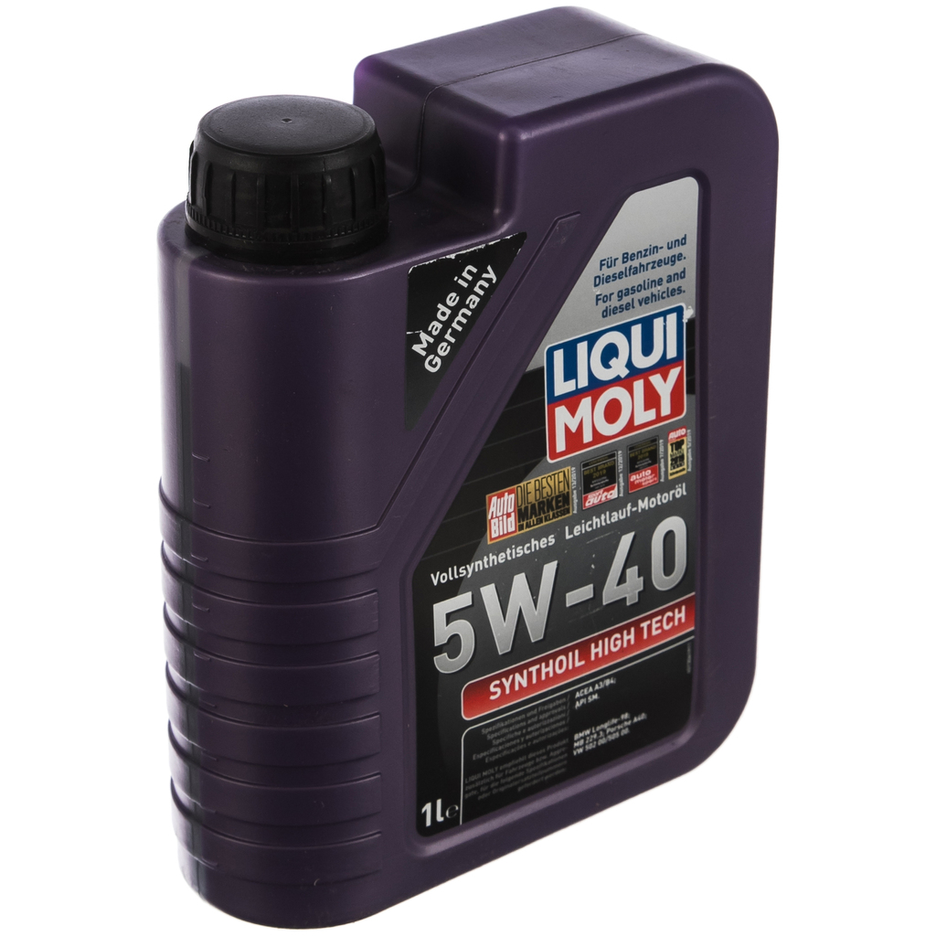 Синтетическое моторное масло 1л 5W-40 LIQUI MOLY Synthoil High Tech 1924