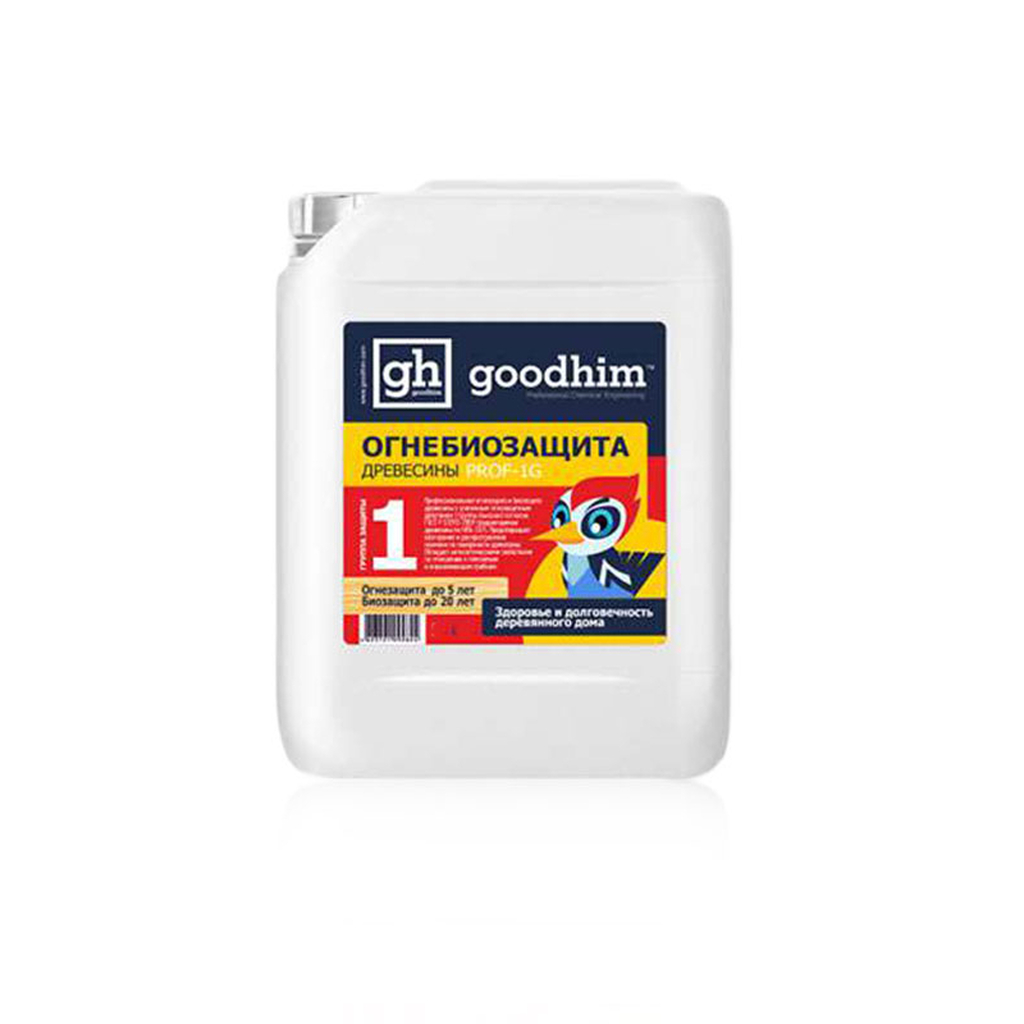 Огнебиозащита Goodhim 1 группы высшая -Prof-1G RED 10 л 60183