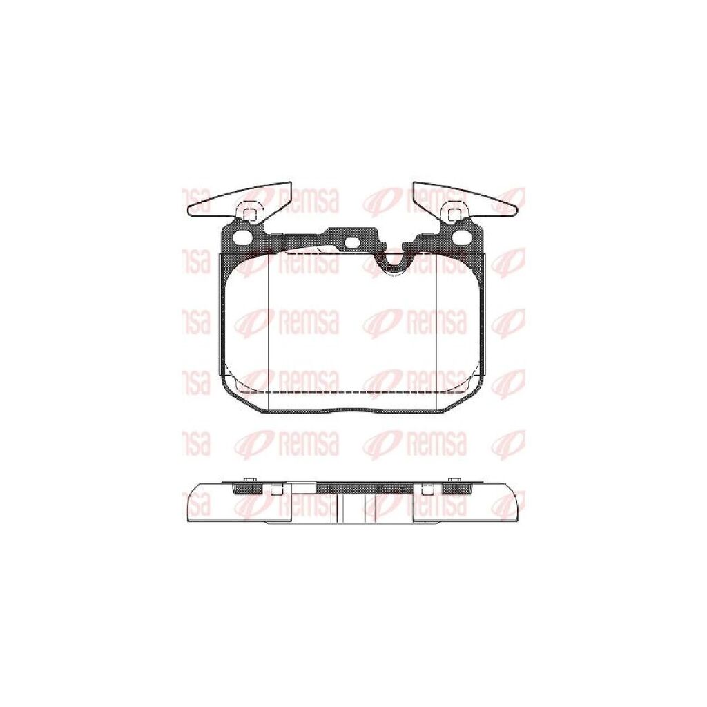 Тормозные колодки BMW 1/3 F20/F30 1.4-3.0/2.0d 11>  Remsa 149100 Передние 1491.00