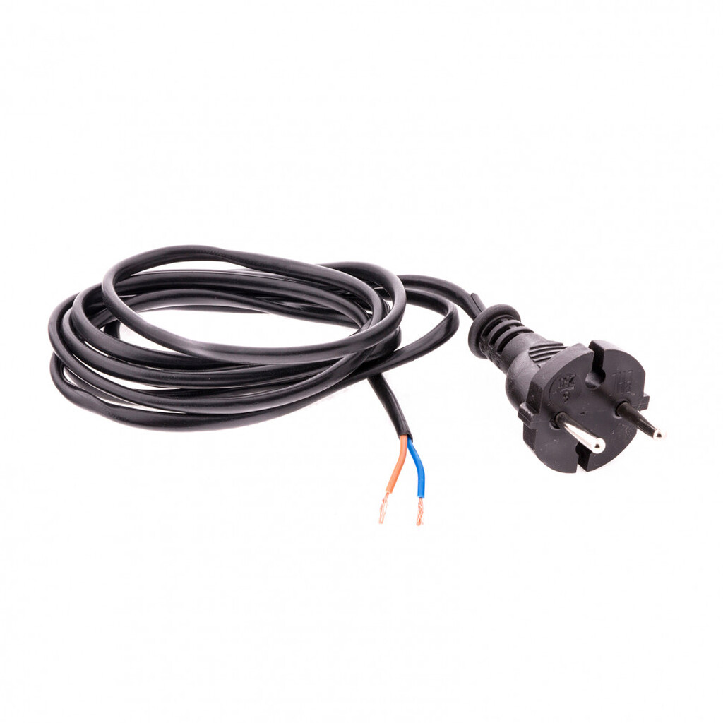 Электрический соединительный шнур для настольной лампы СИБРТЕХ 1,7м, 120Вт, чёрный, тип V-1 96015