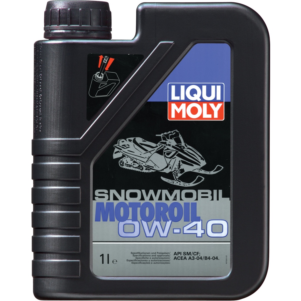 Синтетическое моторное масло для снегоходов 1л 0W-40 LIQUI MOLY Snowmobil Motoroil 7520