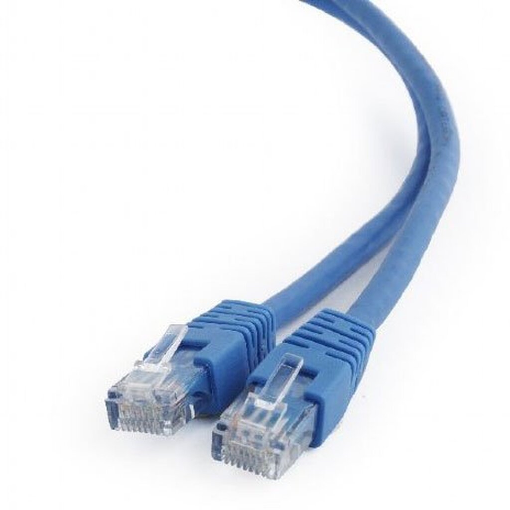 Патч-корд Cablexpert UTP PP6U-1M/B кат.6, 1м, литой, многожильный синий PP6U-1M/B