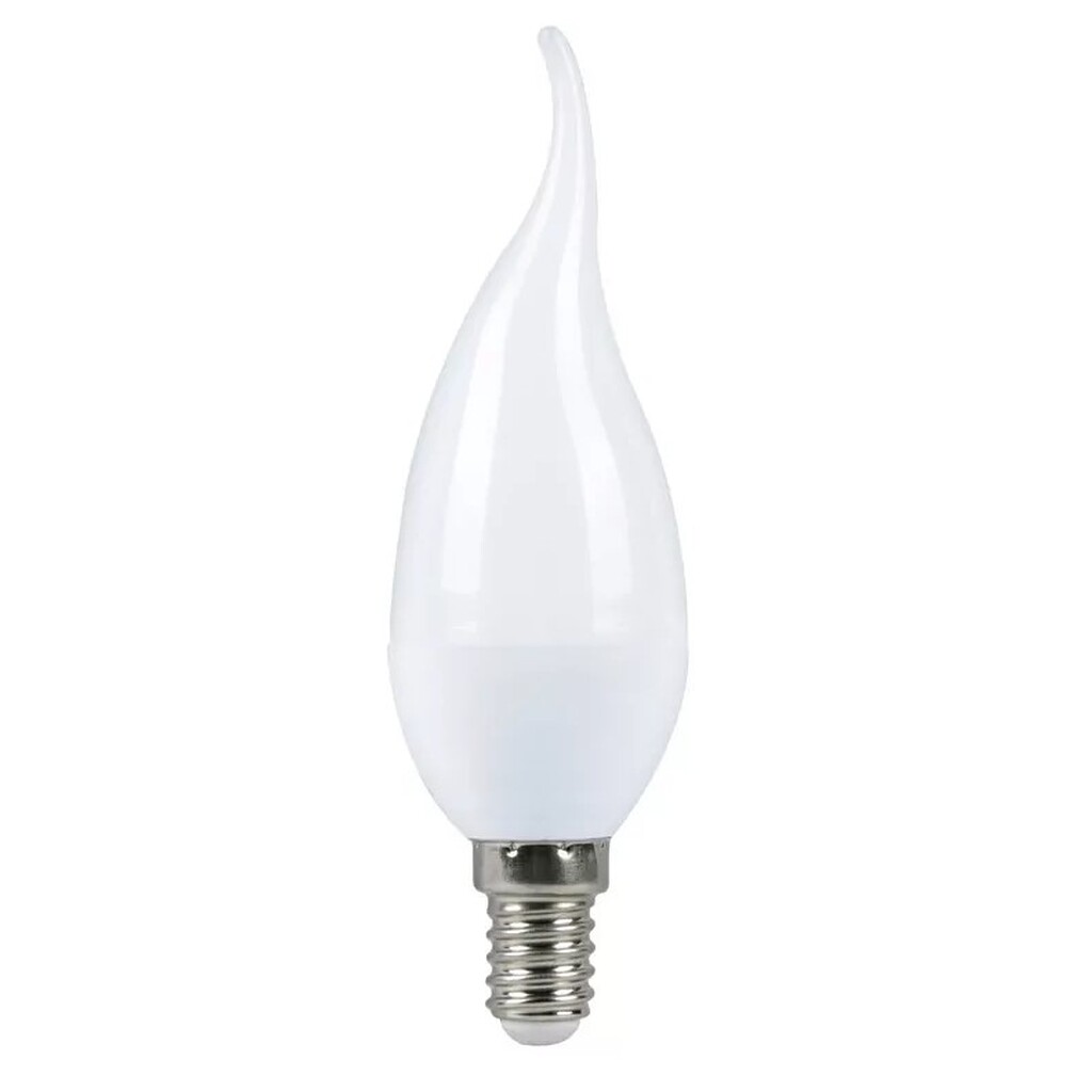 Светодиодная лампа Smartbuy LED свеча на ветру, матовая C37-05W/4000/E14 SBL-C37Tip-05-40K-E14