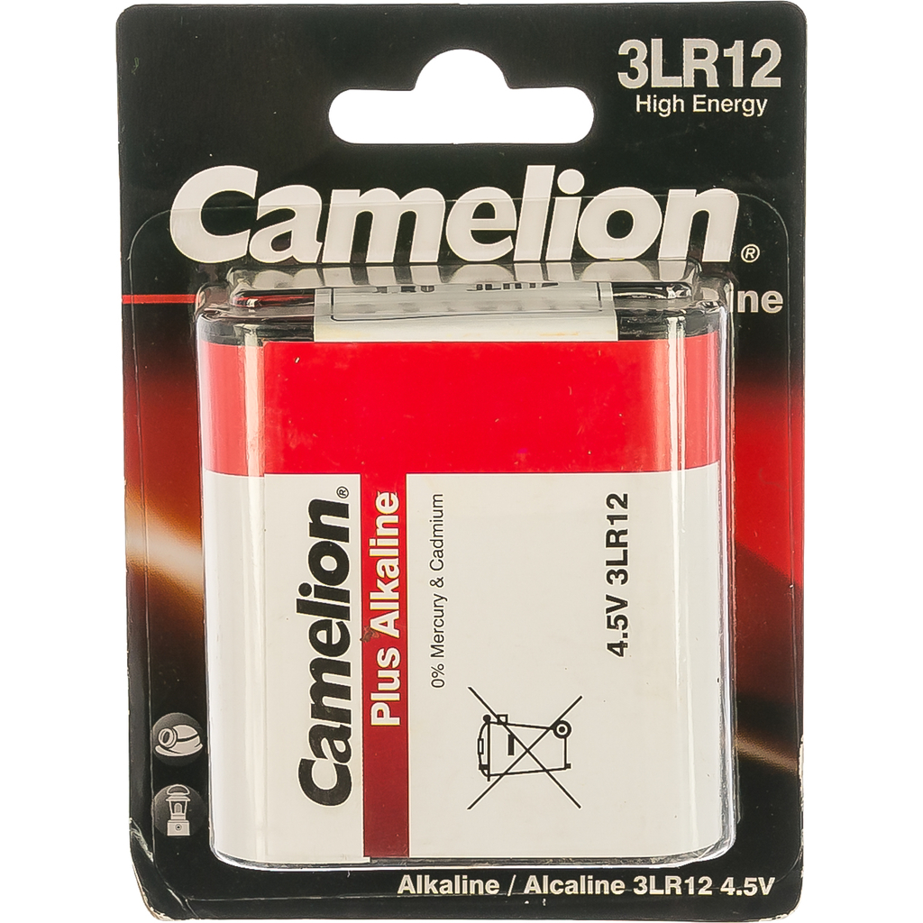 Батарейка 4.5В Camelion, 3LR12 Plus Alkaline,1656