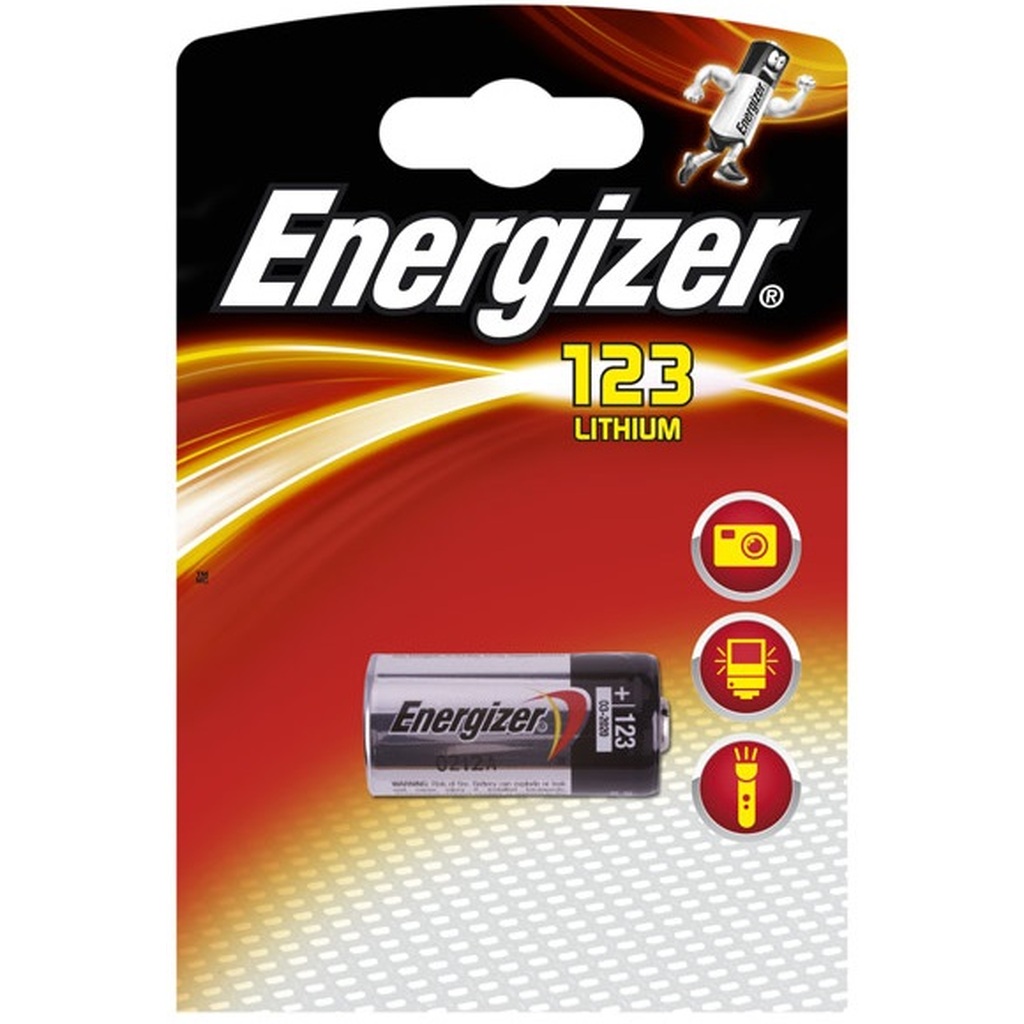 Литиевая батарейка 123A бл/1 ENERGIZER 7638900052008