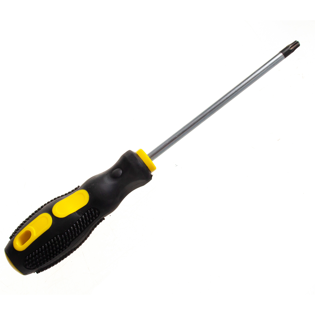 Отвертка ЭВРИКА TORX T27х125мм 6мм магнитная с противоскользящей ручкой ER-7DT-05H