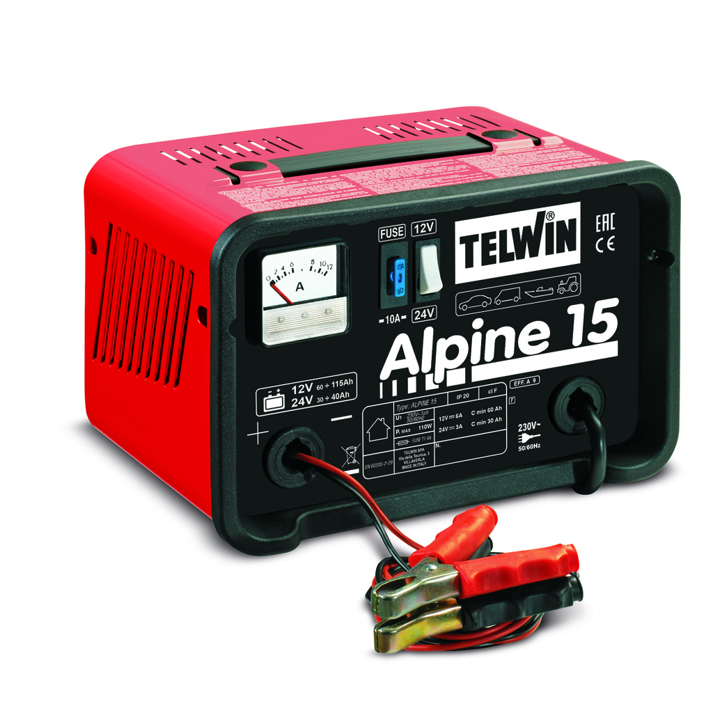 Зарядное устройство (230 V, 12-24 V) TELWIN ALPINE 15 807544