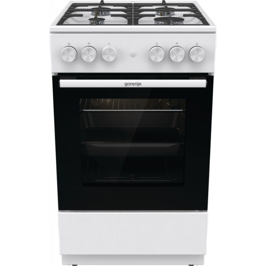 Плита газовая Gorenje GG5A11WF белый (без крышки) реш.чугун 740745