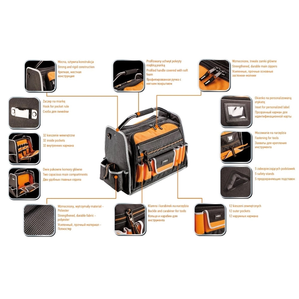 Сумка монтера для инструментов Neo 84-301
