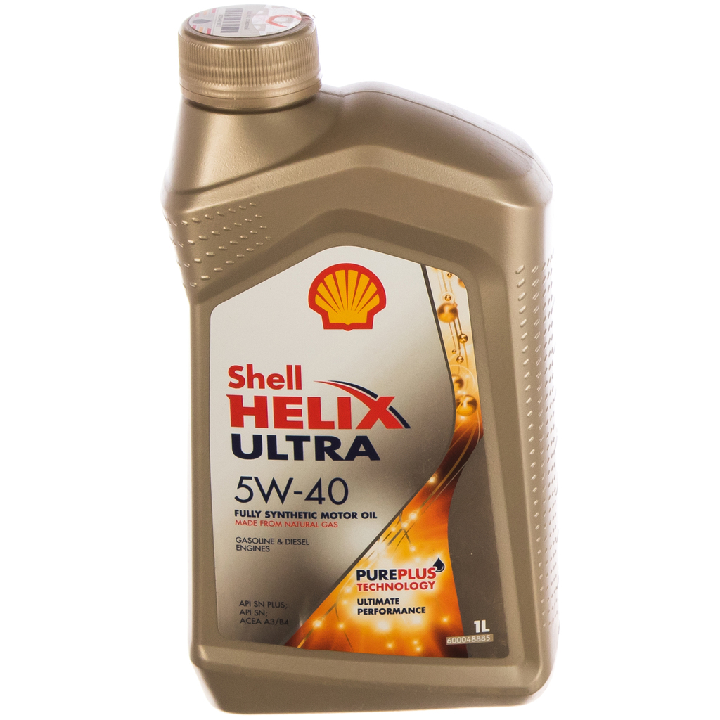 Моторное масло синтетическое Shell Helix Ultra 5w40, 1л 550055904 (550051592, 550046367, 550040754)