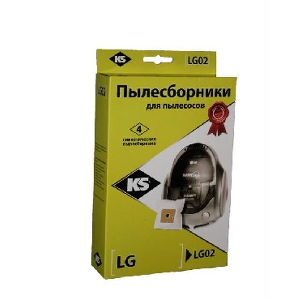 Пылесборники KS LG-02 синтетика комл. 4шт.(10) o-955647