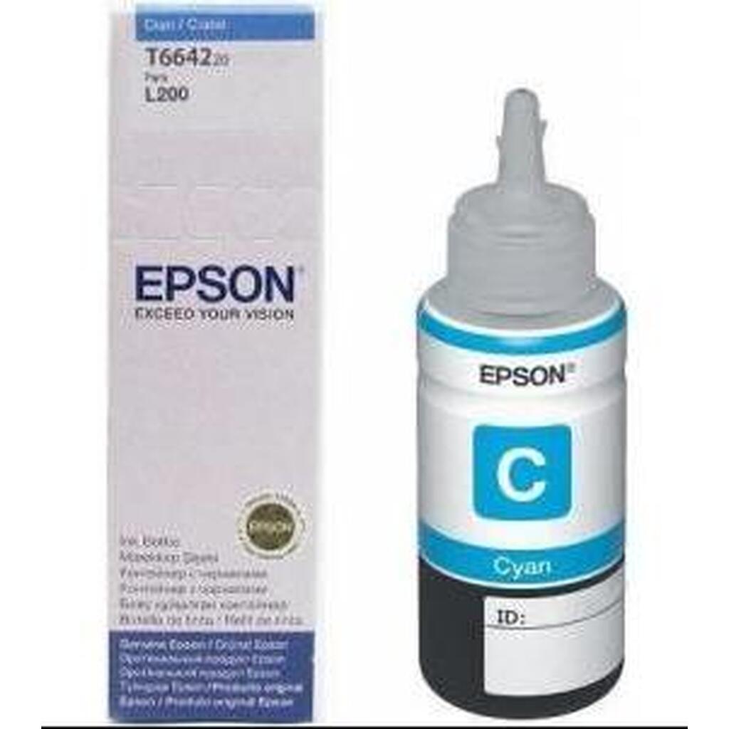 Картридж EPSON C13T66424A голубой