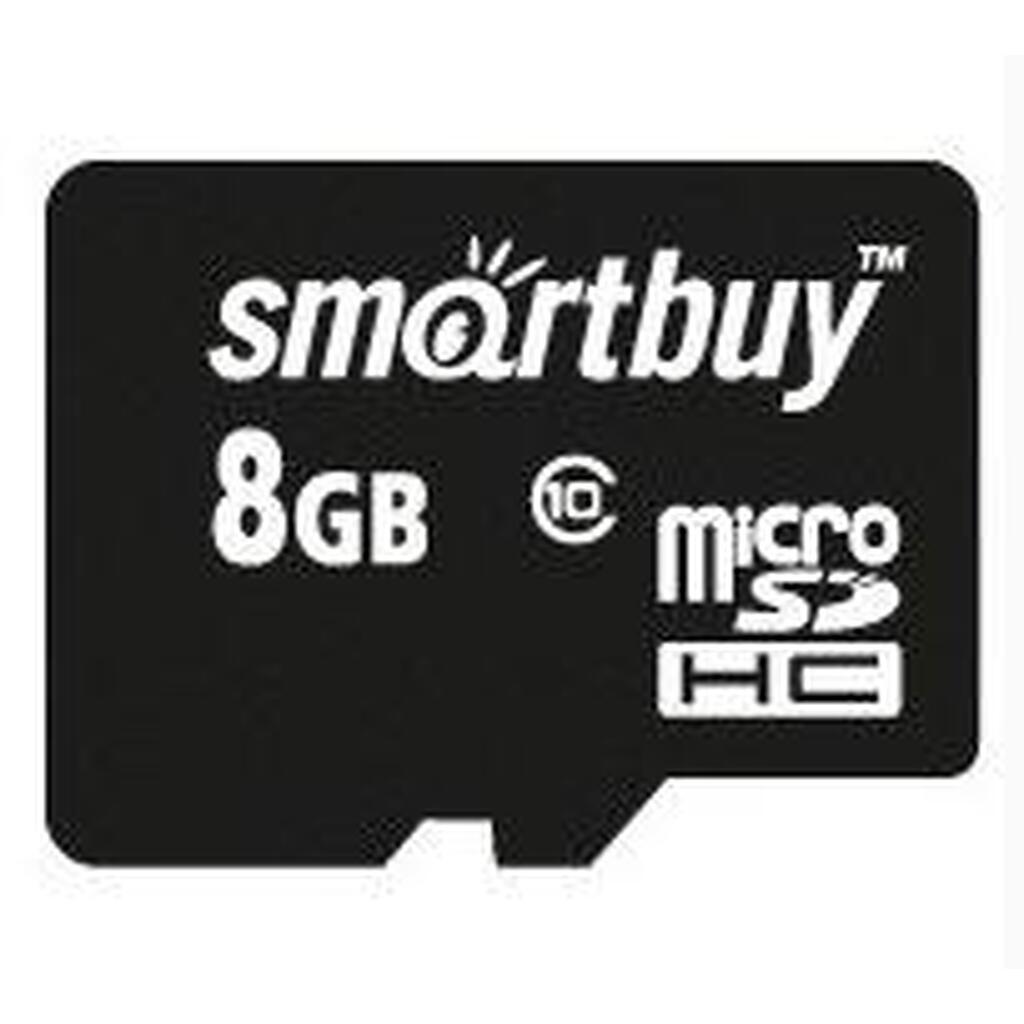 Карта памяти SMARTBUY MicroSDHC 8GB Сlass10 SB8GBSDCL10-00