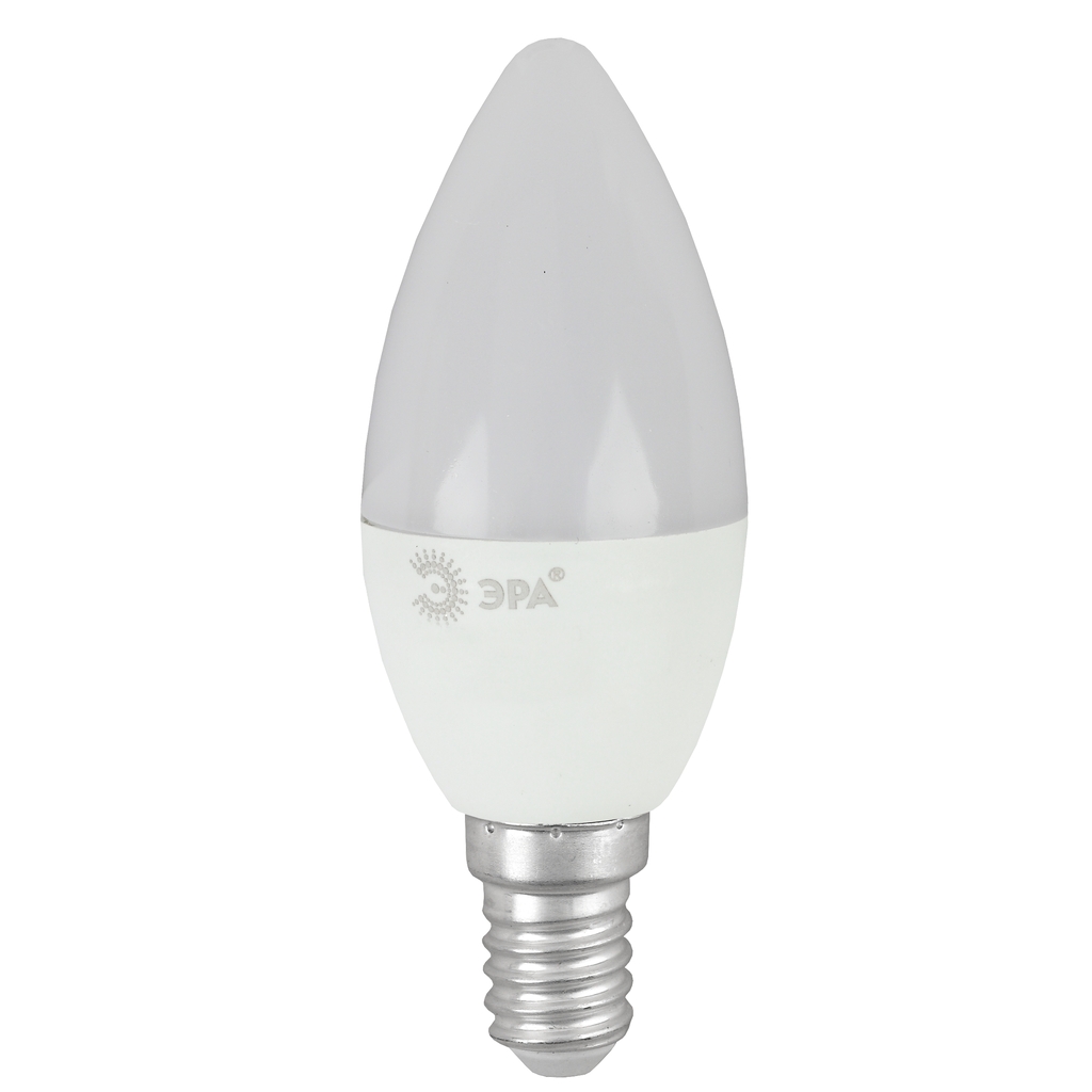 Светодиодная лампа ЭРА ECO LED B35-8W-827-E14, свеча, теплый Б0030018 ERA