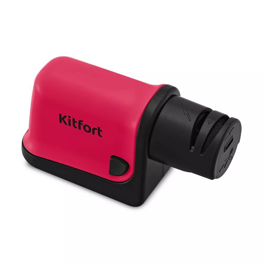 Электроточилка для ножей, малиновый Kitfort КТ-4099-1