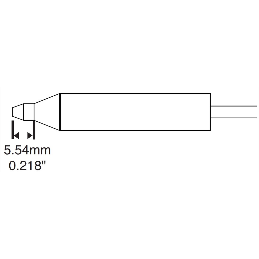 Наконечник (отверстие 1.55х2.85 мм) для MFR-H5 METCAL DFP-CN6