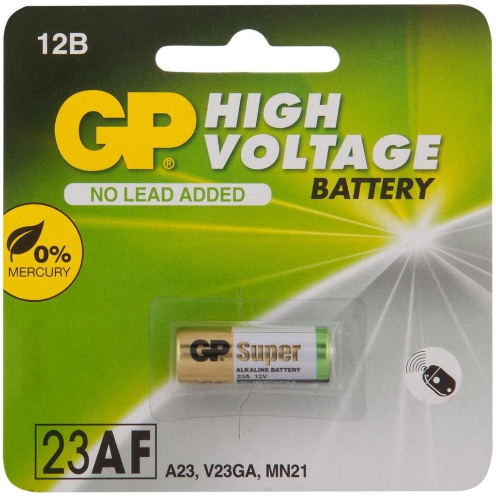 MN21 Батарейка GP Ultra Alkaline 23AF,  1 шт.