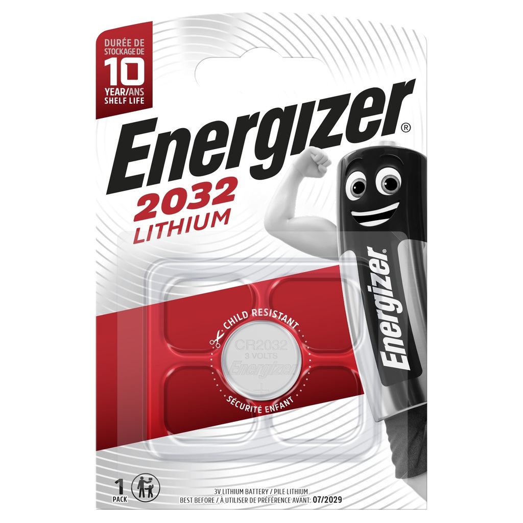 Батарейка Energizer Lithium CR2032 1 шт/бл E301021301 7638900083040