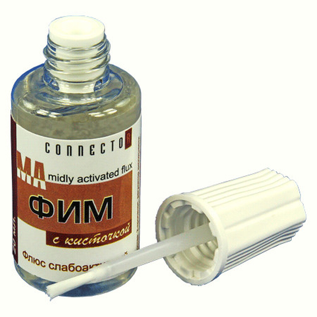 Флюс ФИМ с кисточкой 20 мл Connector FIM-KIS-20