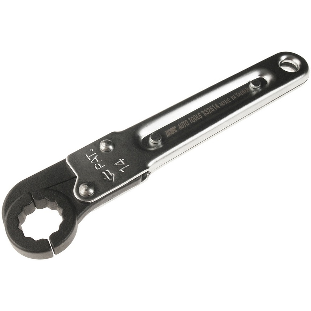 Раскрывающийся двенадцатигранный ключ с трещоткой 14мм, 150мм JTC-332514