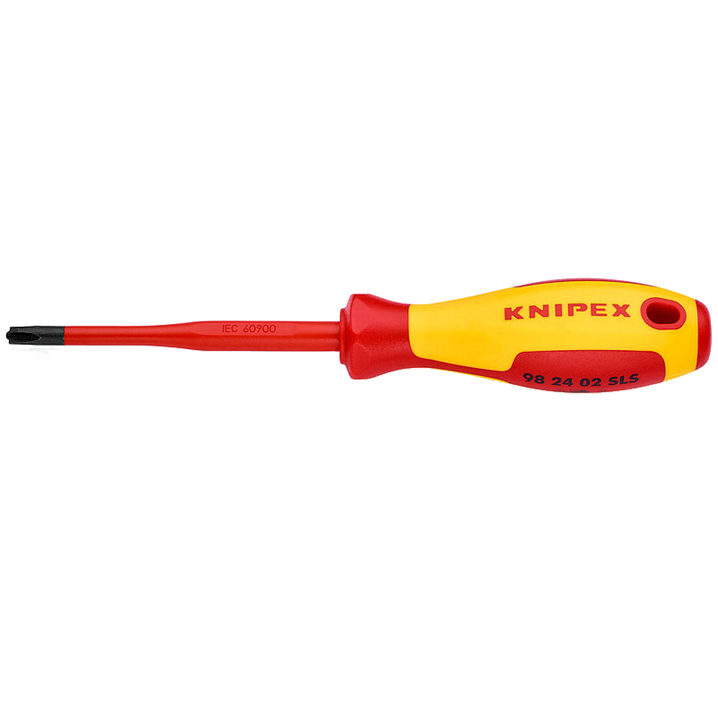 Тонкая отвёртка PlusMinus 212 мм KNIPEX KN-982402SLS