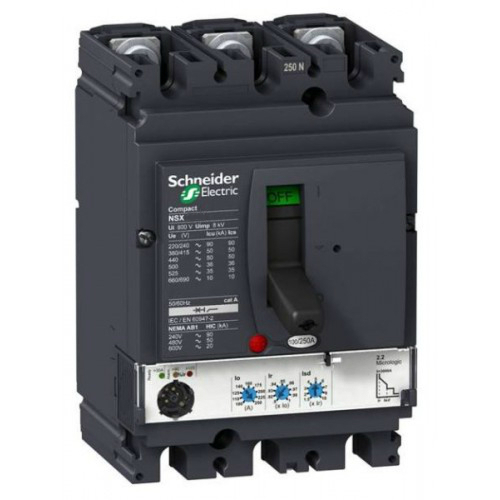 Автоматический выключатель 3п NSX100F TM63D 63A Schneider Electric LV429632