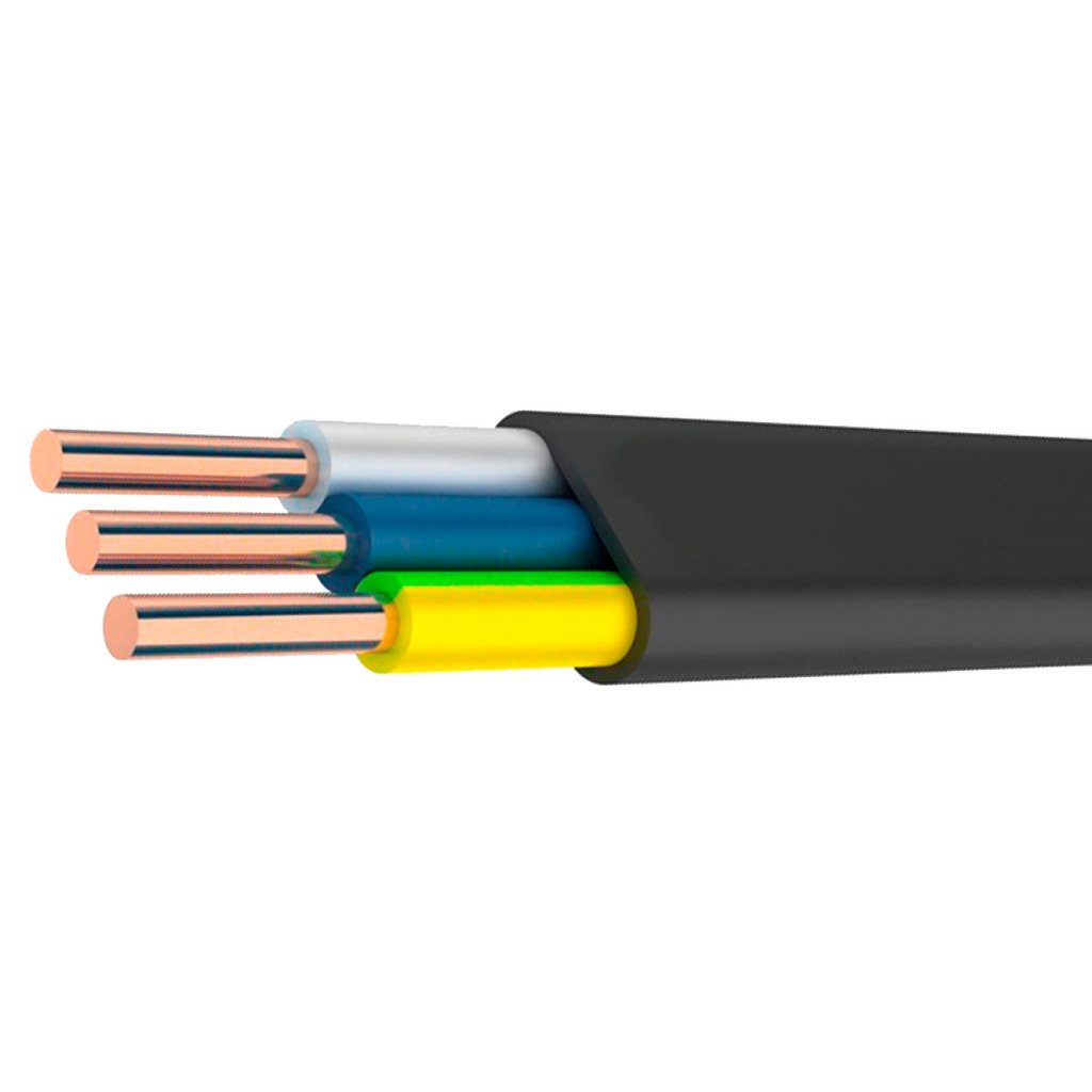 Кабель ВВГбм-Пнг Мастер Тока А 3х1.5 черный 50м МТ0221
