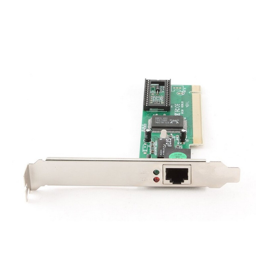 Сетевой адаптер Gembird Ethernet 100/10, PCI, чипсет RTL8139C NIC-R1