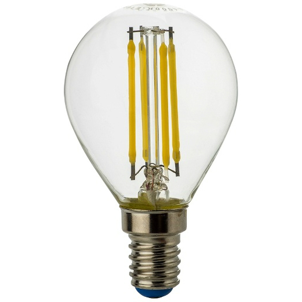 Светодиодная лампа LED G45 E14 5W 450Лм, 4000K, холодный свет REV PREMIUM FILAMENT 32358 7