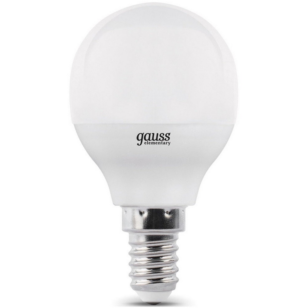 Лампа Gauss LED Elementary Globe 10W E14 4100K 1/10/100 SQ53120