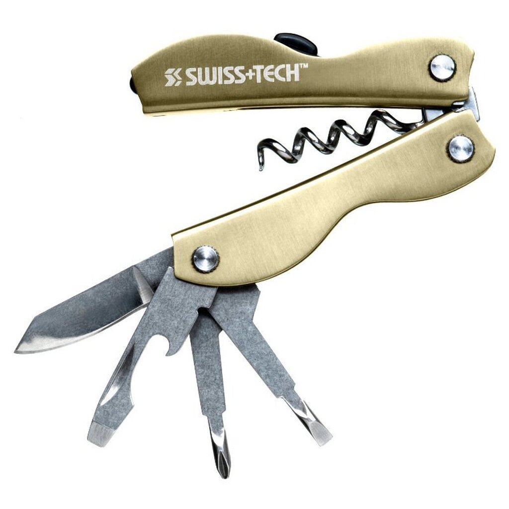 Мультиинструмент Swiss+Tech Vintage Corkscrew Tool 8-in-1 Platinum Series ST33312