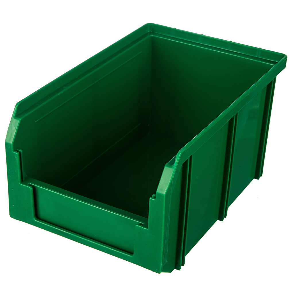Пластиковый зеленый ящик 234х149х121мм Стелла V-2 STELLA V2ЗЕЛЕНЫЙ