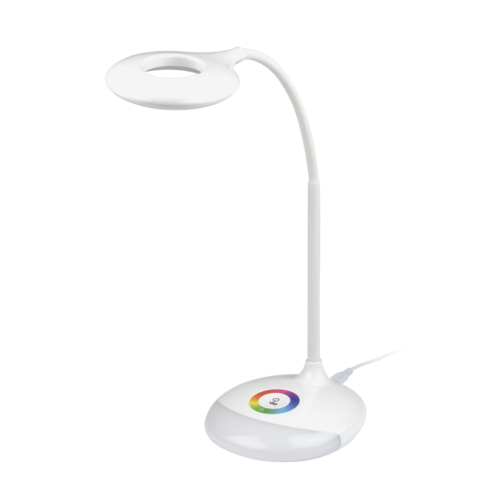 Настольный светильник с ночником Uniel TLD-535 White/LED/250Lm/5500K/Dimmer UL-00001496