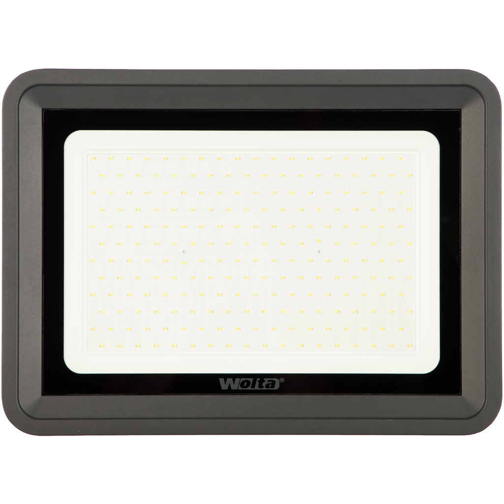 Светодиодный прожектор Wolta 5500K, 200 W SMD, IP 65, цвет серый, слим WFL-200W/06