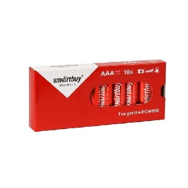 Батарейка SMARTBUY (SBBA-3A10BX) LR03-10BOX