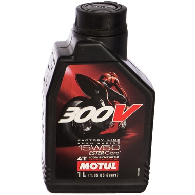 Моторное масло 300 V 4T FL Road Racing SAE 15W50 1 л MOTUL 104125