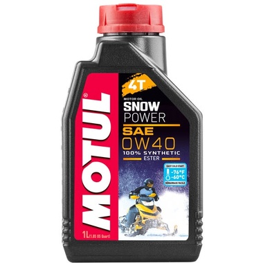 Масло для снегоходов Snowpower 4T 0W40 1 л MOTUL 105891