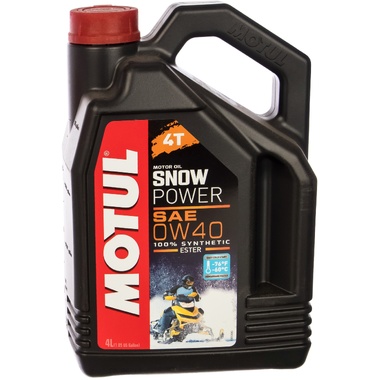 Масло для снегоходов Snowpower 4T 0W40 4 л MOTUL 105892