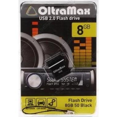 USB флэш-накопитель OLTRAMAX 8GB Mini 50 черный o-1069793